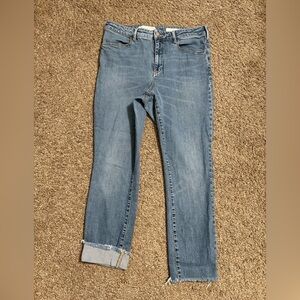 Pilcro and the Letterpress Light Blue Ankle Jeans